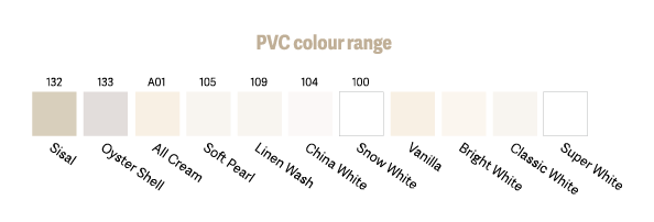 PVC Shutter colour choices Alstonville Shutters Northern Rivers NSW